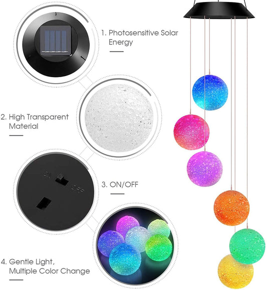 Solar Garden LED Lights – Color Changing, Auto On/Off, Long-Lasting, Weatherproof