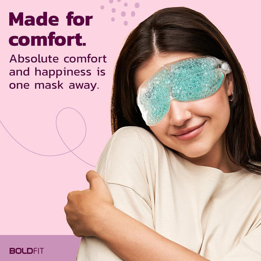 Cooling Gel Eye Mask – Cold Compress for Puffy Eyes, Dark Circles & Relaxation