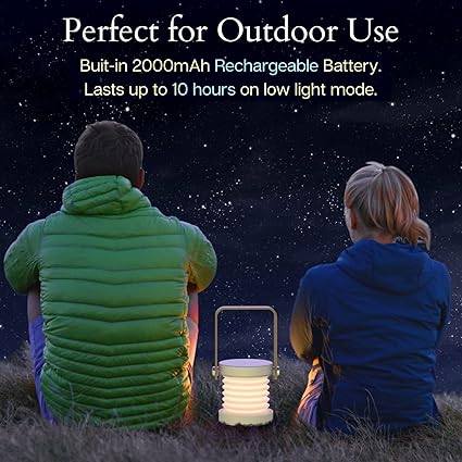 Portable Rechargeable LED Lantern – Aesthetic & Multi-Functional Lighting