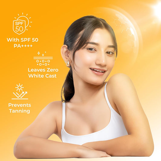 SPF 50 PA++++ Vitamin C Sunscreen – Protect & Glow