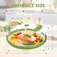 Microwave Splatter Cover – Heat-Resistant & Spill-Proof Food Cover
