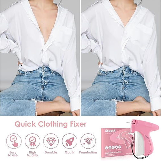 Quick Clothes Holder – High-Quality Stitch Tagging Gun for Sewing & Repairs