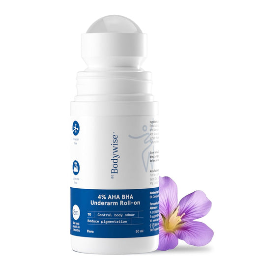 AHA BHA Roll-On Deodorant | Reduces Pigmentation | Long-Lasting Freshness