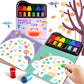 Toddler Finger Painting Kit | Mess-Free Washable Coloring Book with Stamps & Paint – Preschool Learning Activity