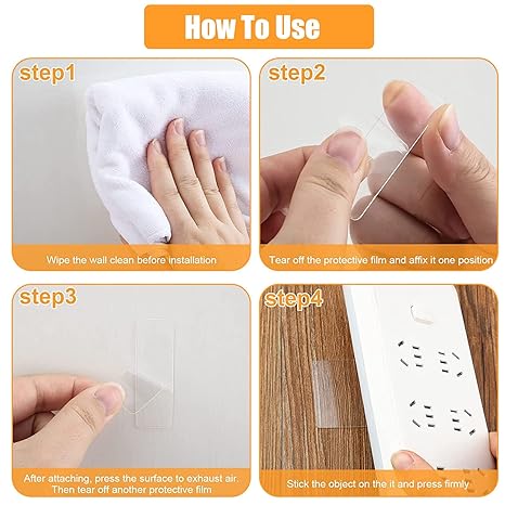 Bonzella Nano-Technology Double-Sided Tape – Heavy-Duty Adhesive for Wall, Wood, Glass & More