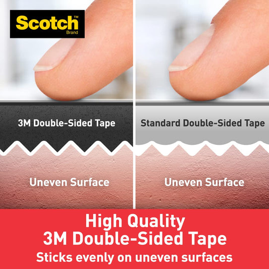 Heavy-Duty Double-Sided Mounting Tape | 1.9cm x 1.5m | Holds up to 6.7kg/m