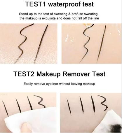 Black Eye Liner & Eye Wing Stamp | Long-Lasting Pencil | Pack of 1