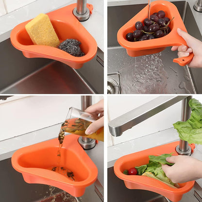 Multipurpose Swan-Shaped Kitchen Sink Organizer & Basket – Pack of 2