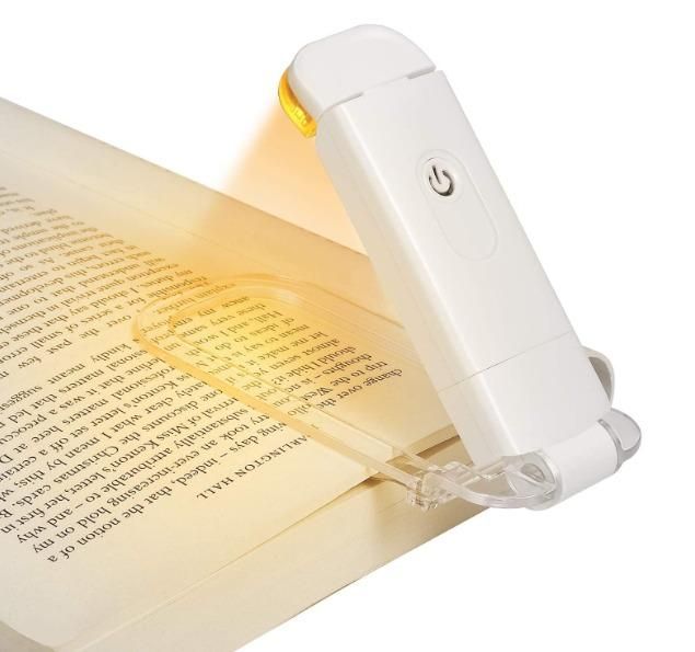 Mini USB Rechargeable Book Reading Light | Eye-Friendly LED Clip-On Light