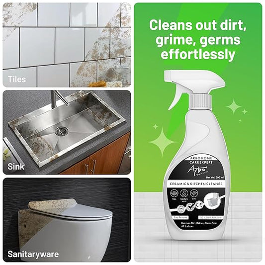 ARBO Lemongrass Bathroom Cleaner - Removes Stains, Limescale & Rust