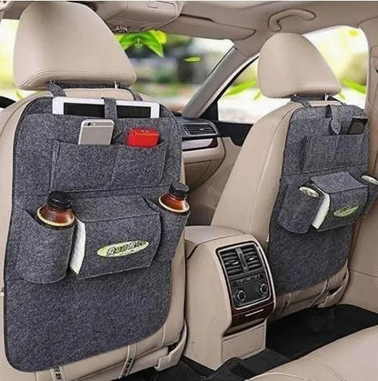 Car Back Seat Storage Organizer | Pack of 2 | Multi-Pocket Car Organizer