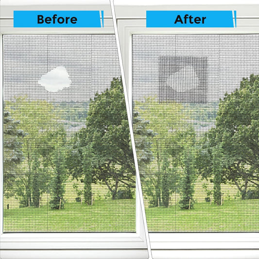 Fiberglass Window Screen Repair Tape | Strong Adhesive & Tear-Resistant Mesh