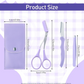 Portable Eyebrow Trimming Kit | Precision Eyebrow Razor & Tweezers