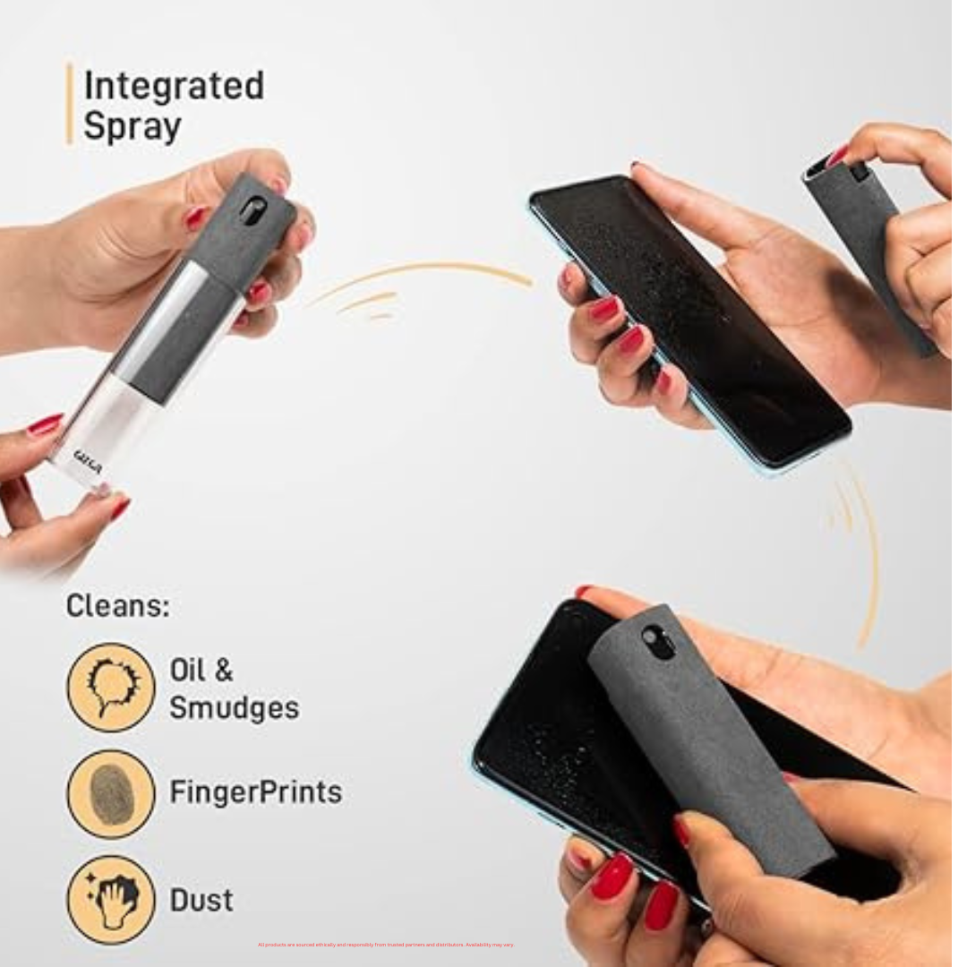 Multifunctional Fingerprint-proof Screen Cleaner: Portable and Efficient