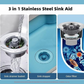 3-in-1 Sink Strainer & Stopper - Rustproof, Odor-Isolating Kitchen Helper