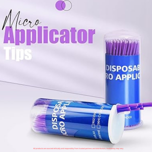 Disposable Micro Brushes for Precise Makeup Application | 100-Pack