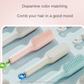 Self-Cleaning Hair Comb – Anti-Static, Retractable & Ergonomic