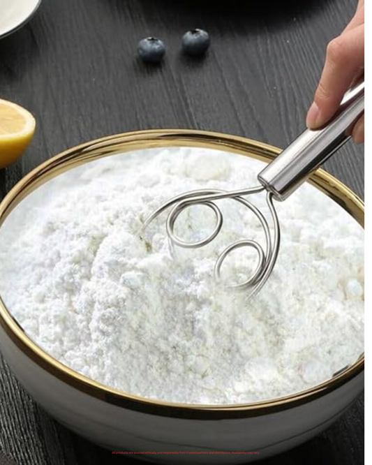 Stainless Steel Dough Whisk: Effortless Mixing for Perfect Dough