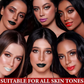 HANDAIYAN DIY Lipstick Kit – 5 PC Long-Lasting Matte Liquid Lipsticks | High Pigment & Non-Sticky