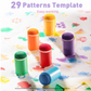 Toddler Finger Painting Kit | Mess-Free Washable Coloring Book with Stamps & Paint – Preschool Learning Activity