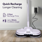 Electric Spin Mop with Spray & Swivel Handle – Ideal for Tile, Wood, Marble Floors