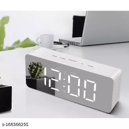 Rise and Shine with our Digital Smart Backlight Table Mirror Alarm Clock – Where Style Meets Functionality!