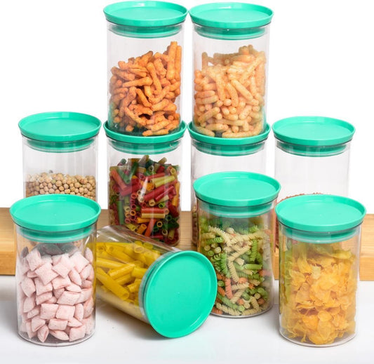 Airtight Plastic Containers - 900ml (Pack of 6)