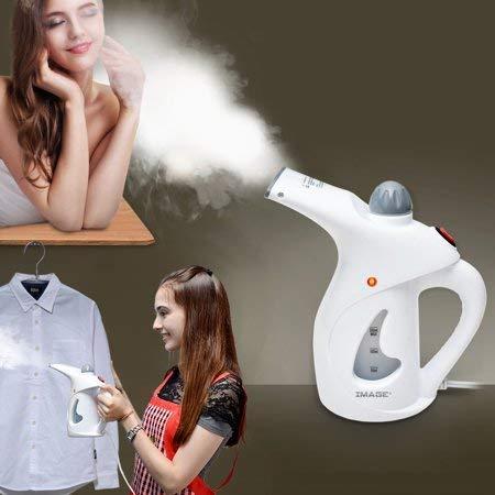 Portable Facial & Garment Steamer: Wrinkle-Free Clothes, Refreshed Skin