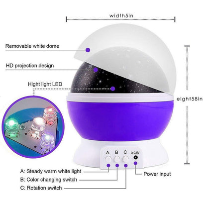 Star Master Moon Night Light Lamp Projector for Blissful Sleep