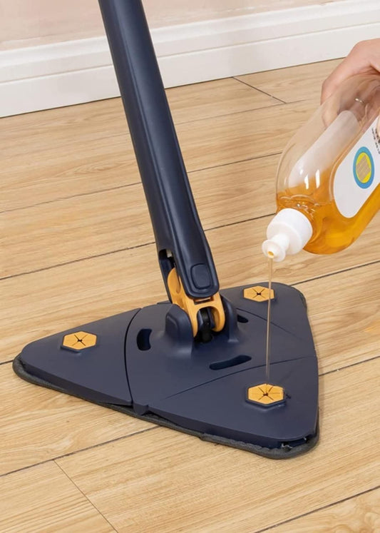 Triangle Cleaning Mop - 360-Degree All-Round Cleaning