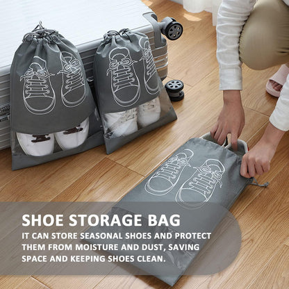 Multicolor Non-Woven Fabric Shoe Storage Bags