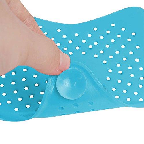 Starfish Hair Catcher - Rubber Sink Strainer Pack (2) for Smooth Drainage