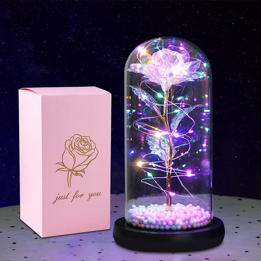 Illuminate Your Space with the Rose Light Up Flower