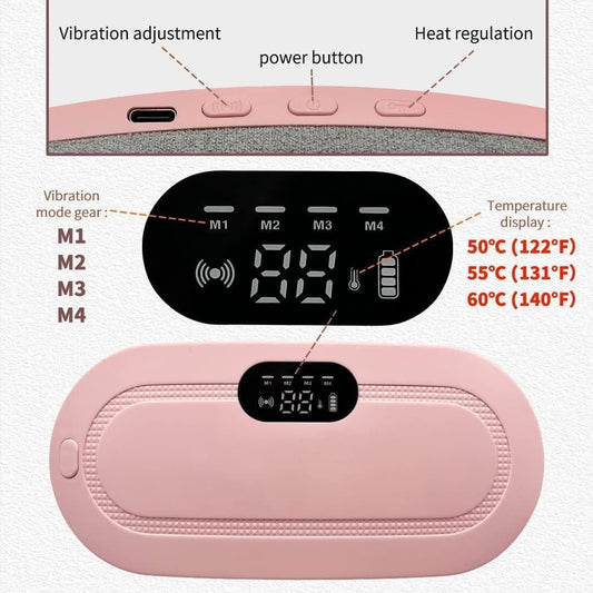 Unleash the power of portable warmth with our Cordless Heating Pad - Your go-to solution for menstrual comfort on the move