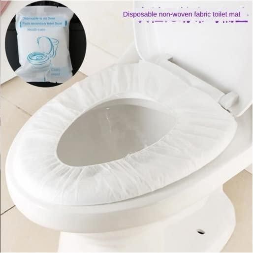 Disposable Waterproof Paper Toilet Seat Covers (50Pcs) - Camping & Travel