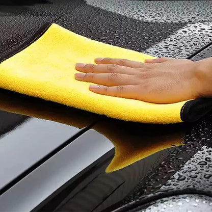 Lint & Streak-Free Multipurpose Cloths - Automotive Microfibre Towels (Pack of 2)