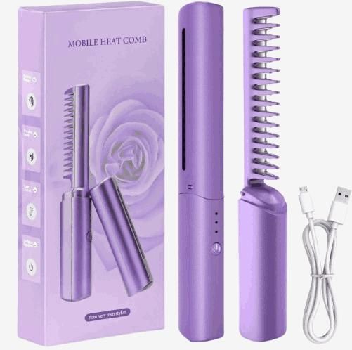 Style on your terms with the Meneflix Portable Mini Hair Straightener