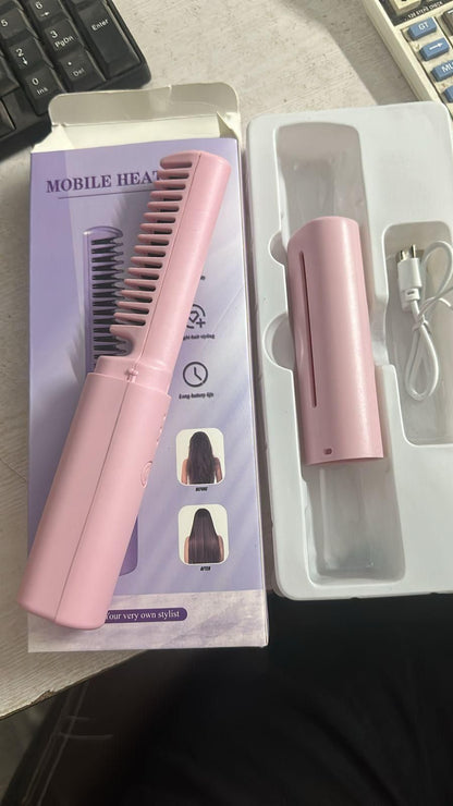 Style on your terms with the Meneflix Portable Mini Hair Straightener