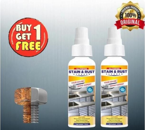 All-Purpose Stain Cleaner & Derusting Spray Duo - Pack of 2