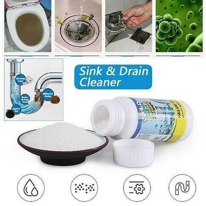 Powerful Drain Blockage Cleaner Sink Cleaner Powder (1-Pack)