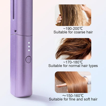 Style on your terms with the Meneflix Portable Mini Hair Straightener