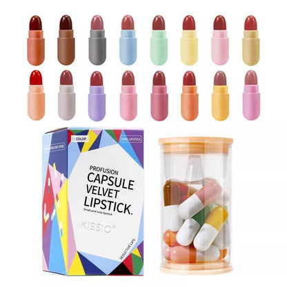 Unlock a world of color with our Mini Lipstick Set - 16PCS