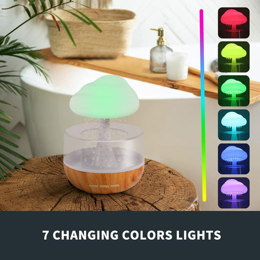 Raining Cloud Night Light Micro Humidifier Diffuser | Serene Home Ambiance