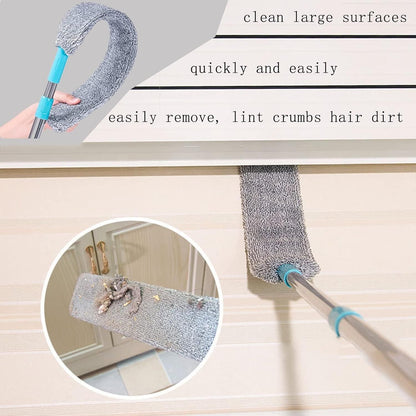 Retractable Gap Dust Cleaner - Plastic & Microfiber Hand Duster