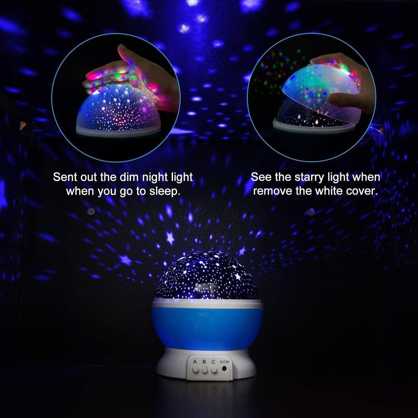 Star Master Moon Night Light Lamp Projector for Blissful Sleep